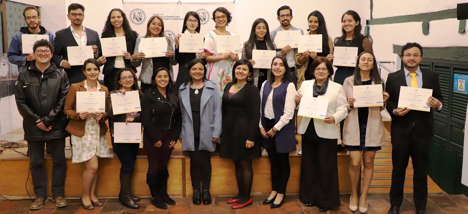 22 participantes del Diplomado en Pedagogía y Didáctica de ELE culminan con éxito sus estudios